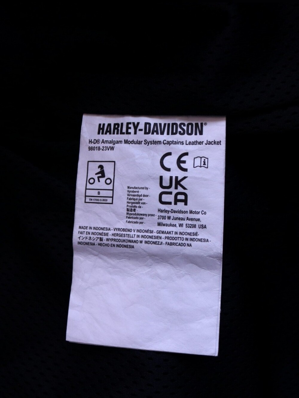 Harley-Davidson Women's Captain's Modular Leather Jacket NWT Large - Picture 7 of 12